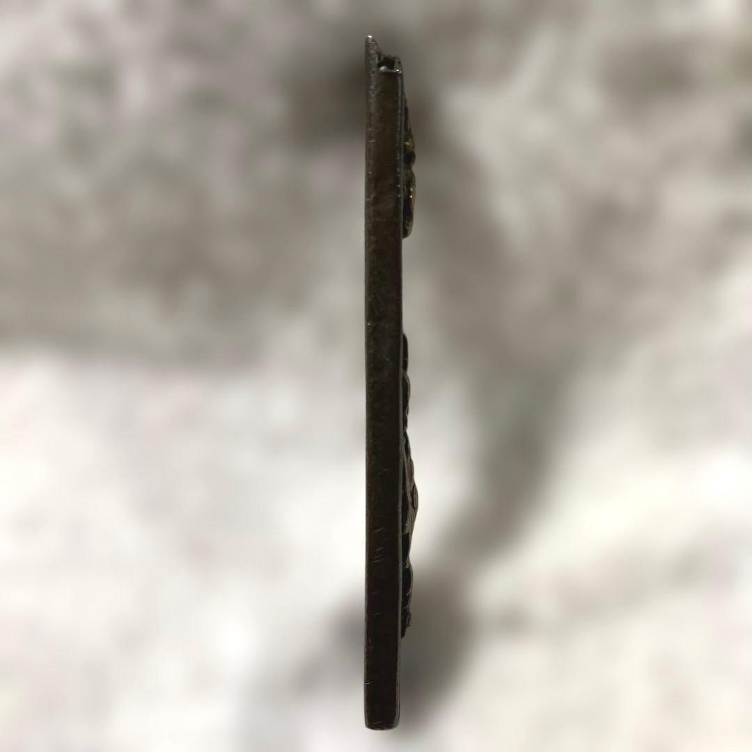 B-16 小柄　柄のみ　武具　刀装具　銅製　日本刀　アンティーク　美術品　工芸品