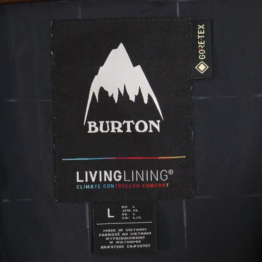 BURTON バートン GORE-TEX スノボウェア　黒　ドップラージャケット