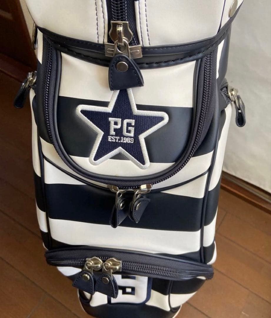 超希少モデル★PEARLY GATES パーリーゲイツ ボーダー キャディバッグ