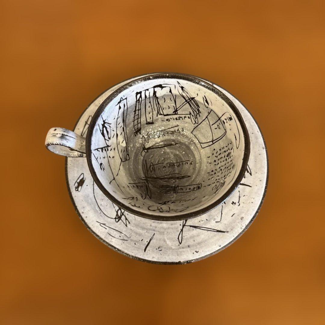 内田鋼一氏作 カップ＆ソーサー