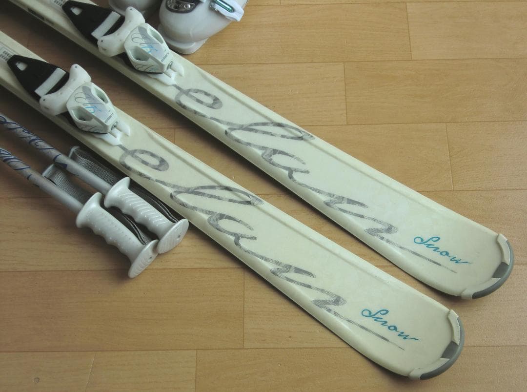 ■■送料無料■ELAN■女性用スキーフルセット■板146靴24.5■メンテ付■■