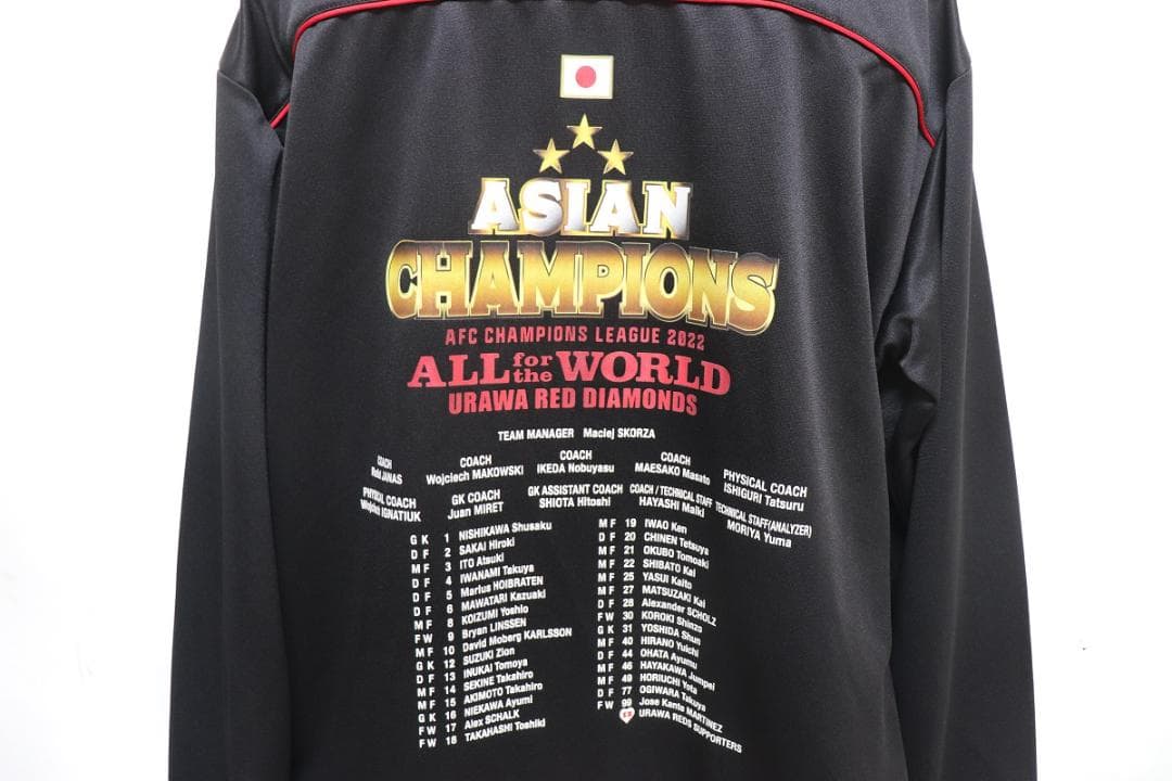 浦和レッズ新品アジアチャンピオン記念ジャージ2022 ACL XXL限定品
