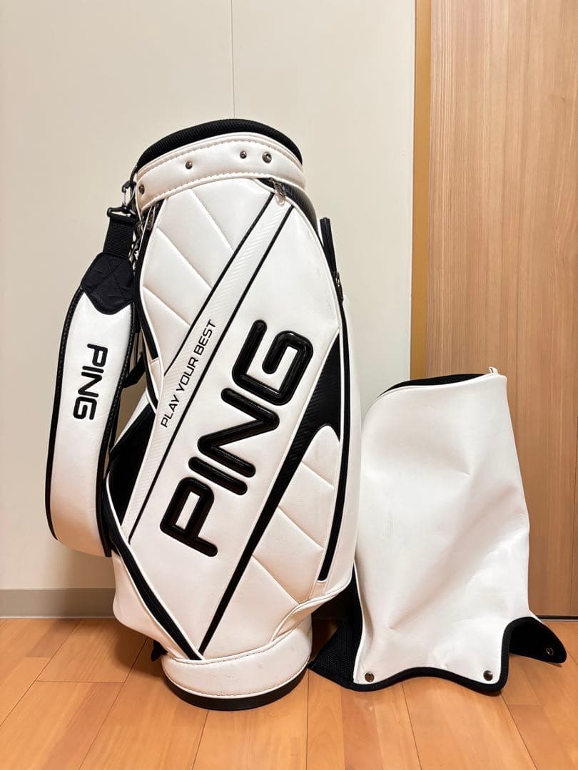 ピン PING キャディバッグ ゴルフバッグ ホワイト