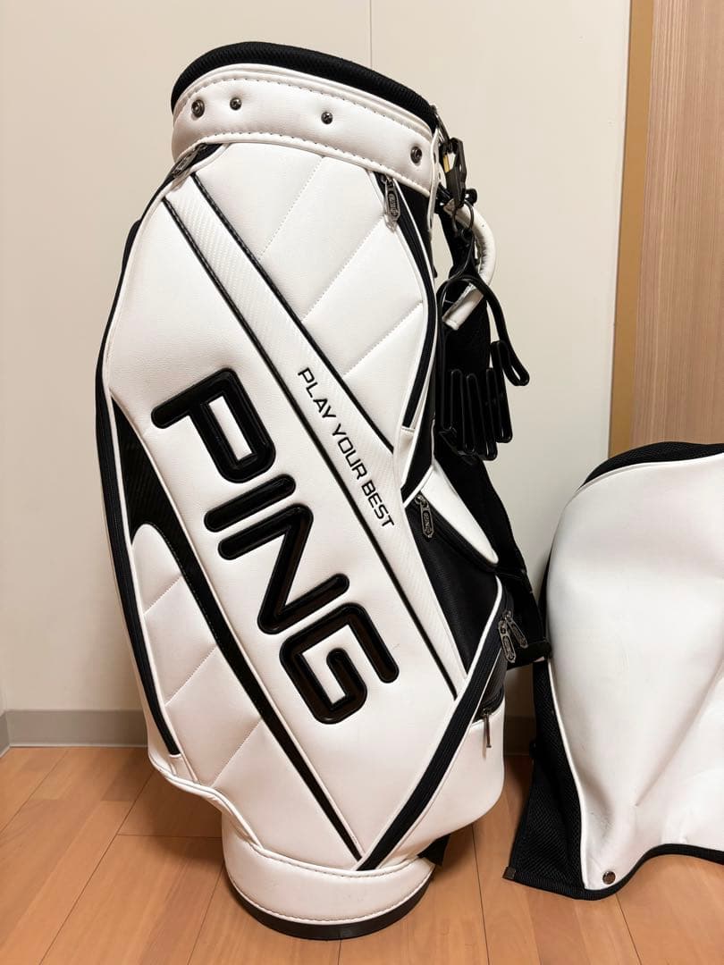 ピン PING キャディバッグ ゴルフバッグ ホワイト