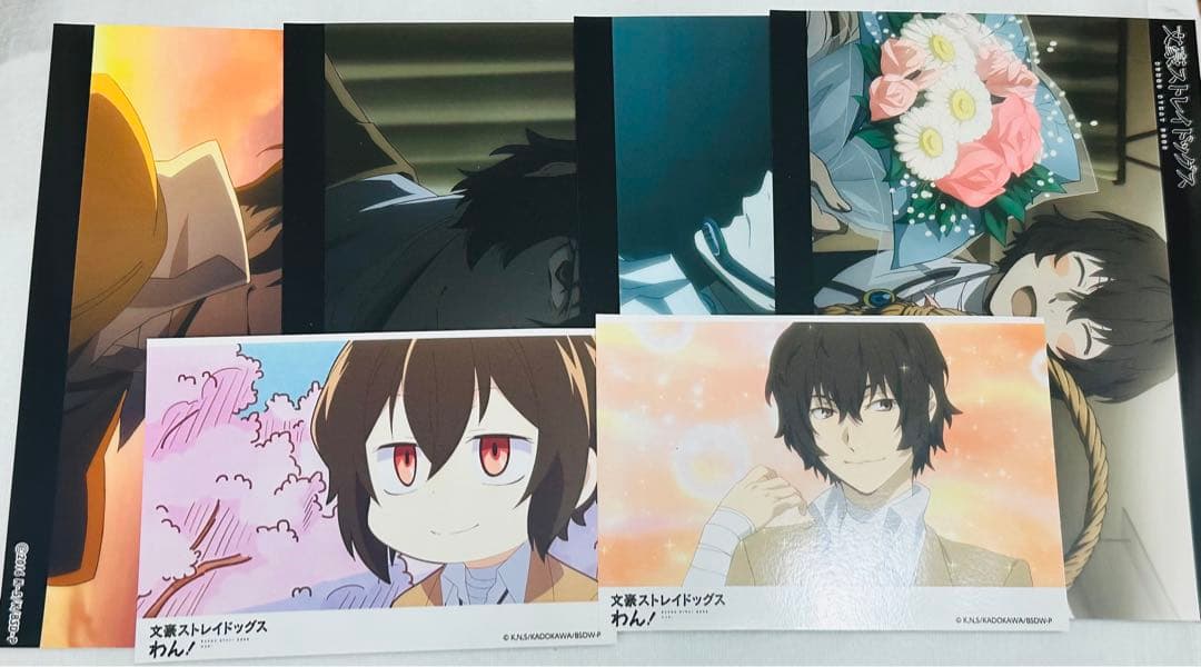 【文スト】文スト 太宰治 ネットプリント ブロマイド ネップリ 6枚