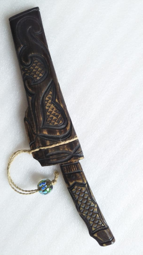 (値下げ)アイヌマキリ　観賞用民芸品