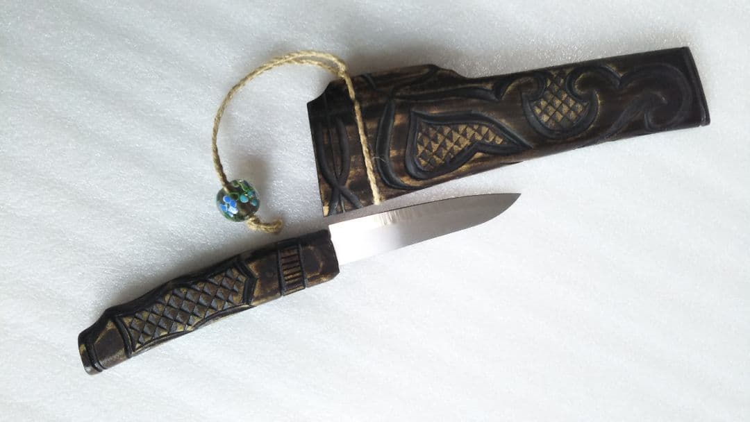 (値下げ)アイヌマキリ　観賞用民芸品