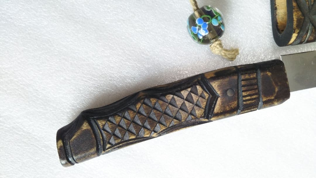 (値下げ)アイヌマキリ　観賞用民芸品