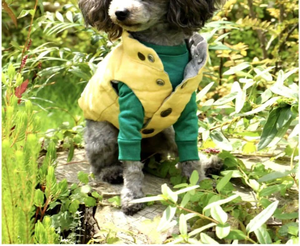 新品未使用　アトリエgg　プレミアムリネンダウンベスト　リバーシブル