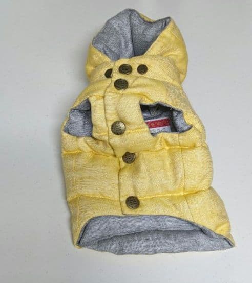 新品未使用　アトリエgg　プレミアムリネンダウンベスト　リバーシブル