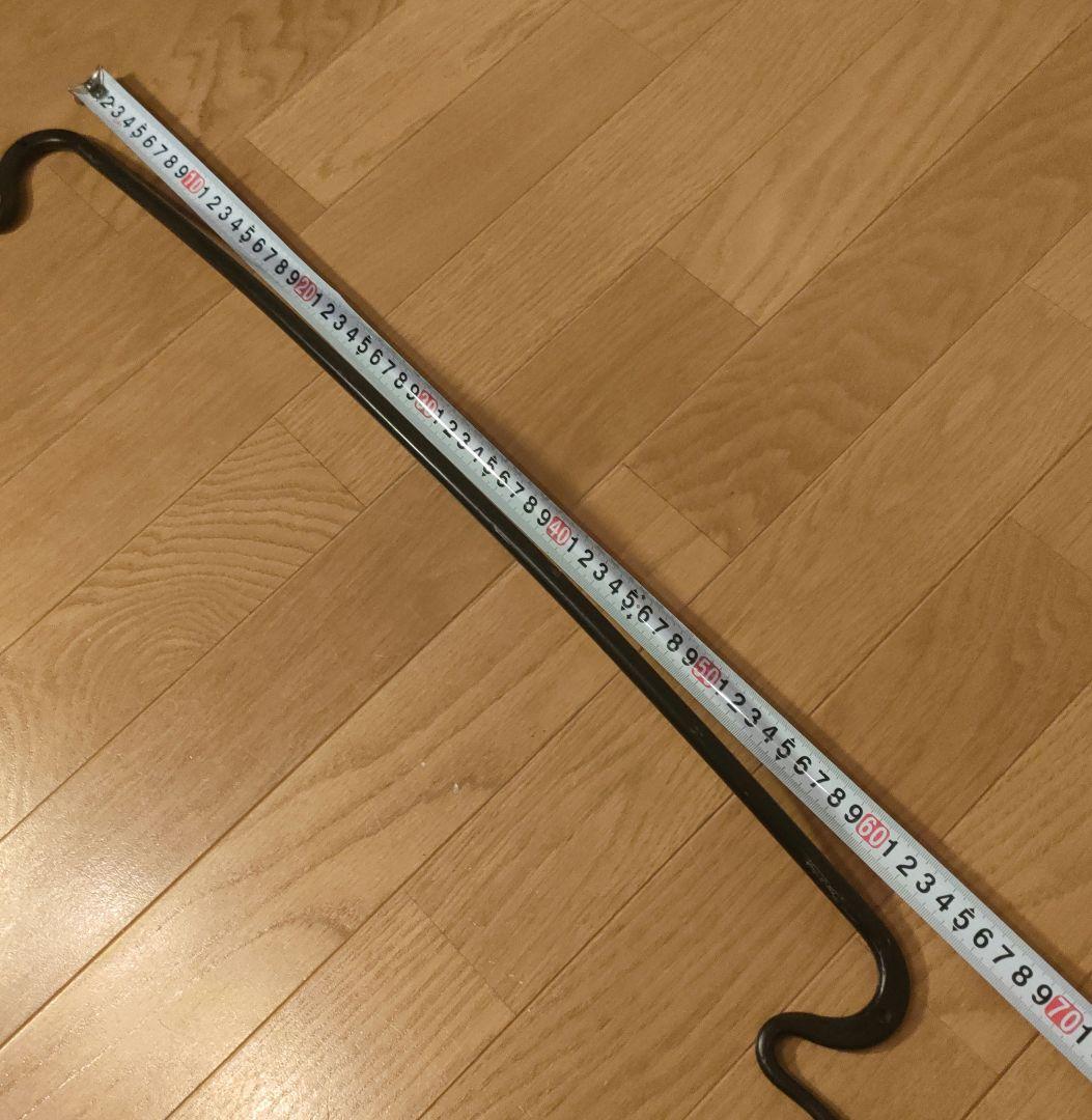 アンティーク アイアン タオルハンガー 幅約79×高さ約5cm ロング