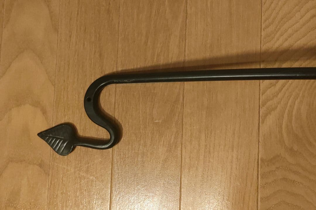 アンティーク アイアン タオルハンガー 幅約79×高さ約5cm ロング