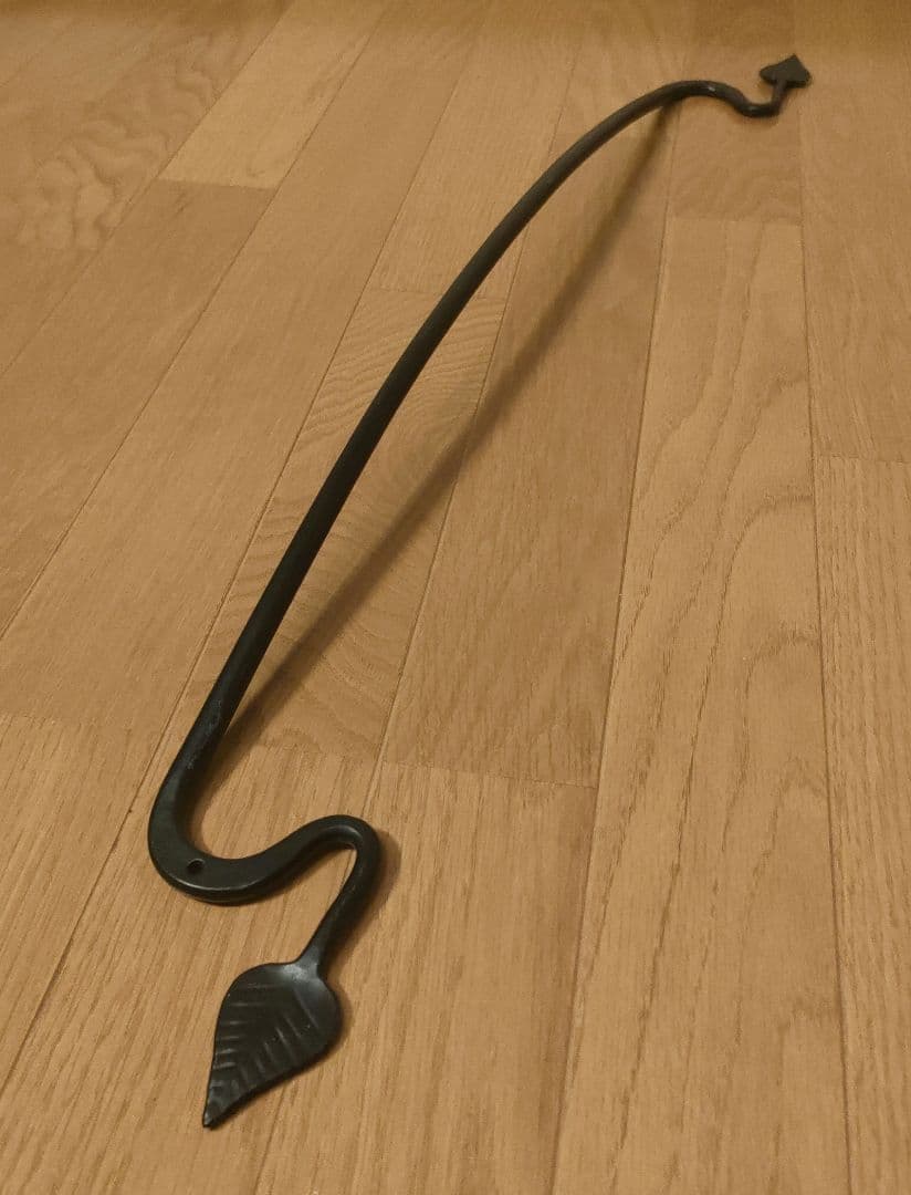 アンティーク アイアン タオルハンガー 幅約79×高さ約5cm ロング