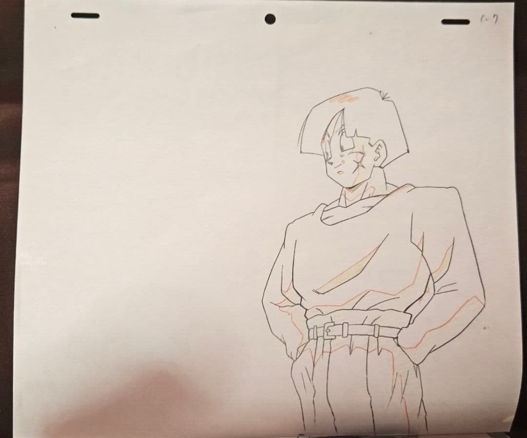 【貴重】ドラゴンボール【ヤムチャ】セル画 動画 原画(UV額縁付き)