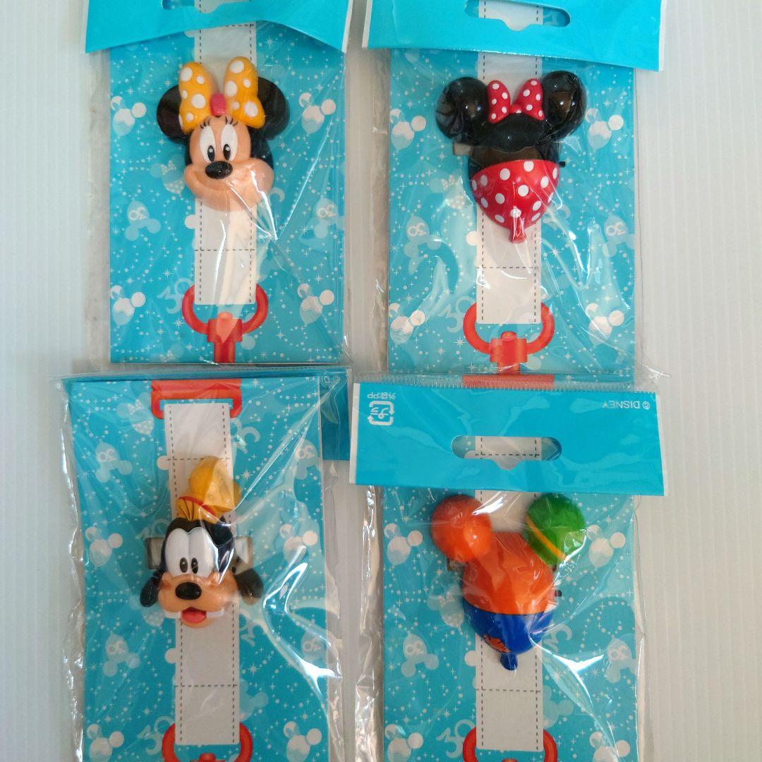 ディズニー　ディズニーランド30周年　ポップコーンバゲット　ストラップクリップ