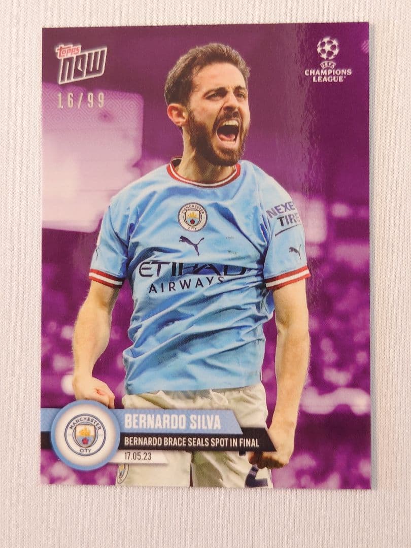 16/99 topps now Bernardo Silva ベルナルド・シウバ