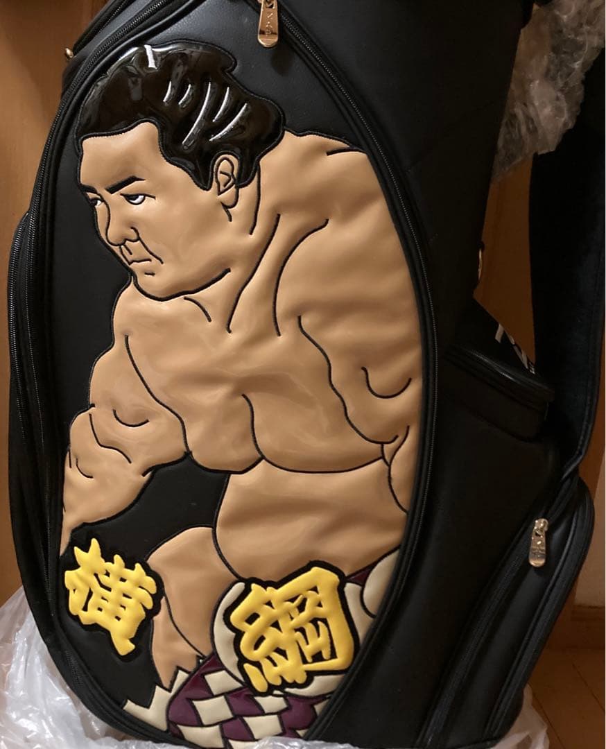 【未使用】ZAP GOLF ザップゴルフ　相撲柄 キャディバッグ