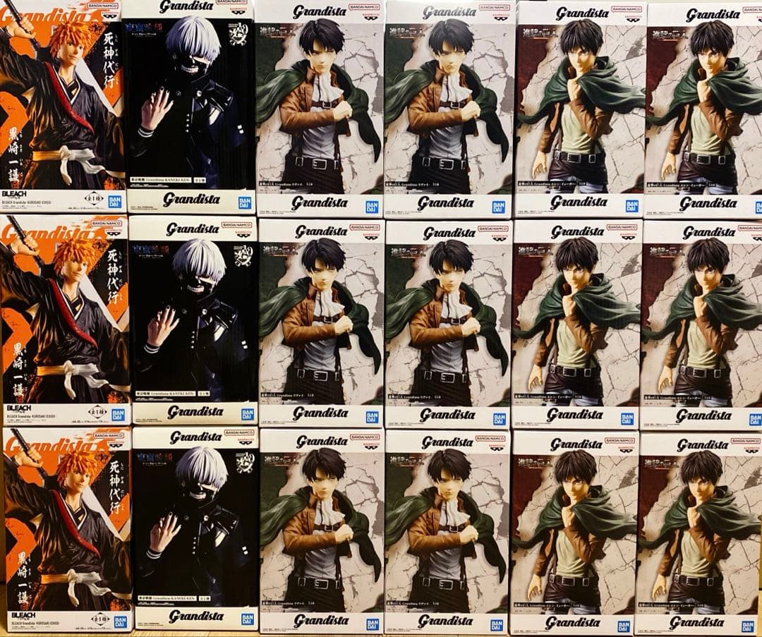 Grandista 18体セット　まとめ売り　進撃の巨人　東京喰種 等