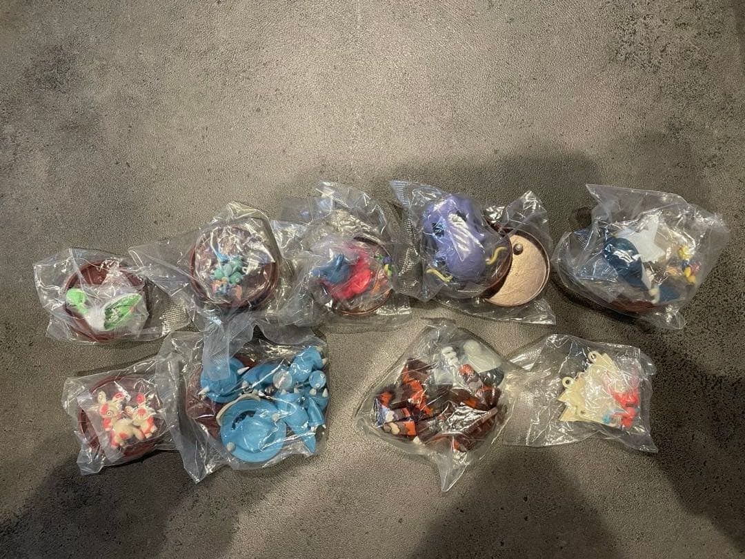 ポケットモンスター　フィギュア　9体セット　立体ポケモン図鑑第7集コンプリート