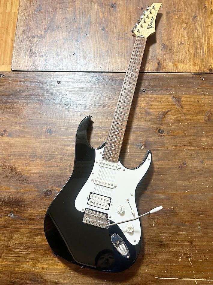 YAMAHAケース付き　Greco　グレコ ストラトタイプ　ブラック