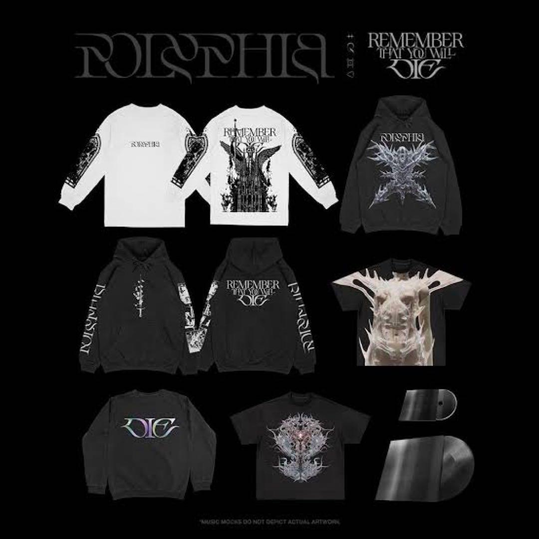 Polyphia ポリフィア 黒パーカー Mサイズ