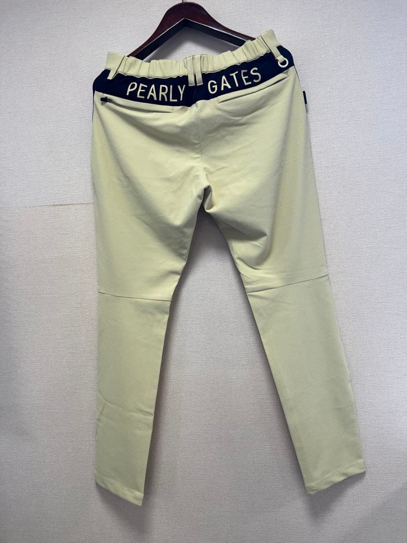 PEARLY GATES ゴルフパンツ MLG 198 クリーム色サイズ5