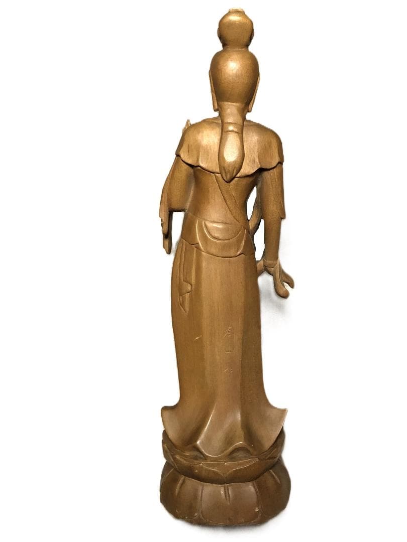 【 春山作 聖観音菩薩立像 】　一木造　高さ64ｃｍ