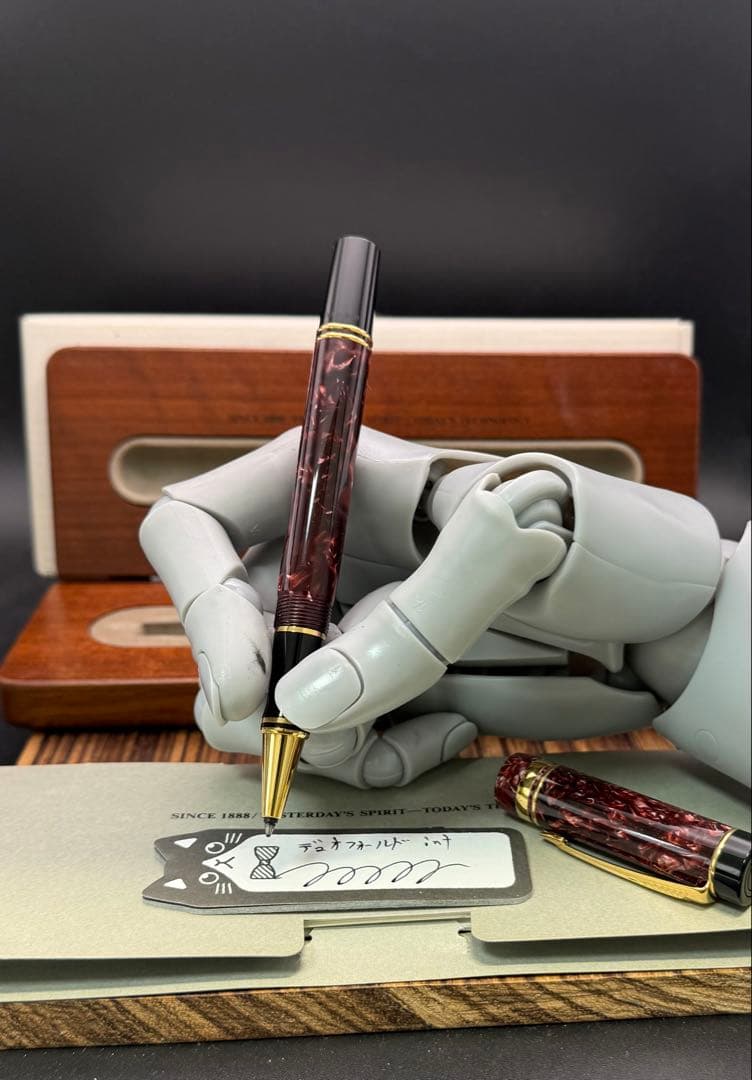 PARKER ローラーボール DUOFOLD インターナショナル レッドマーブル