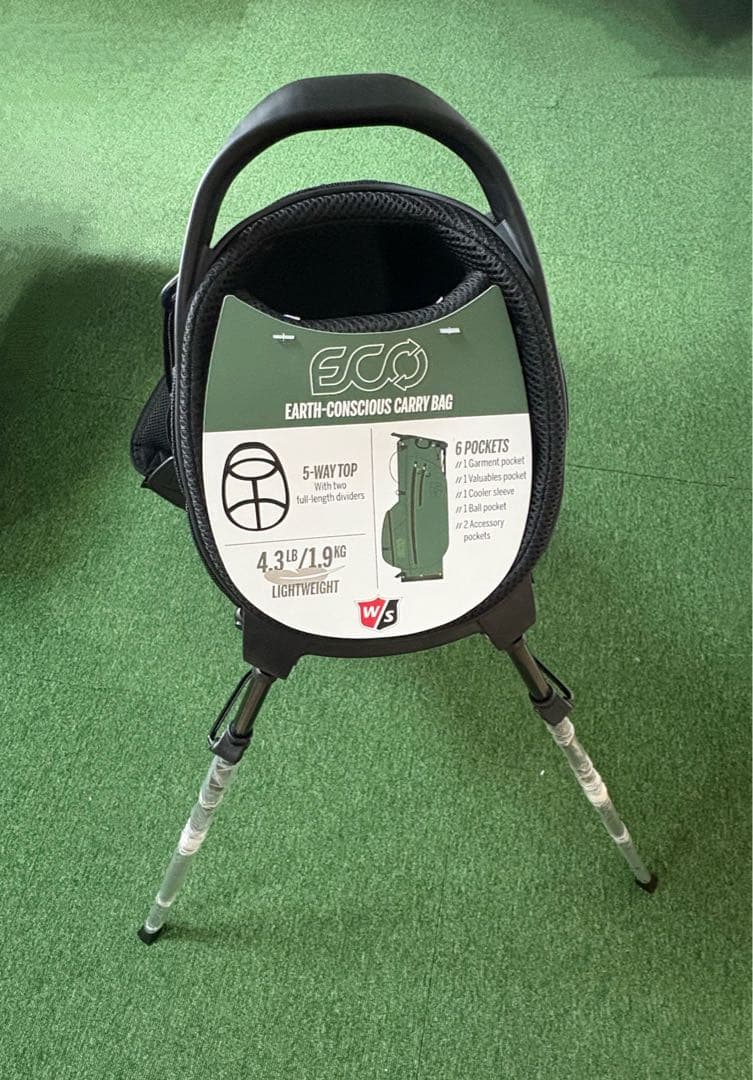Wilsonスタンド付きゴルフバッグ