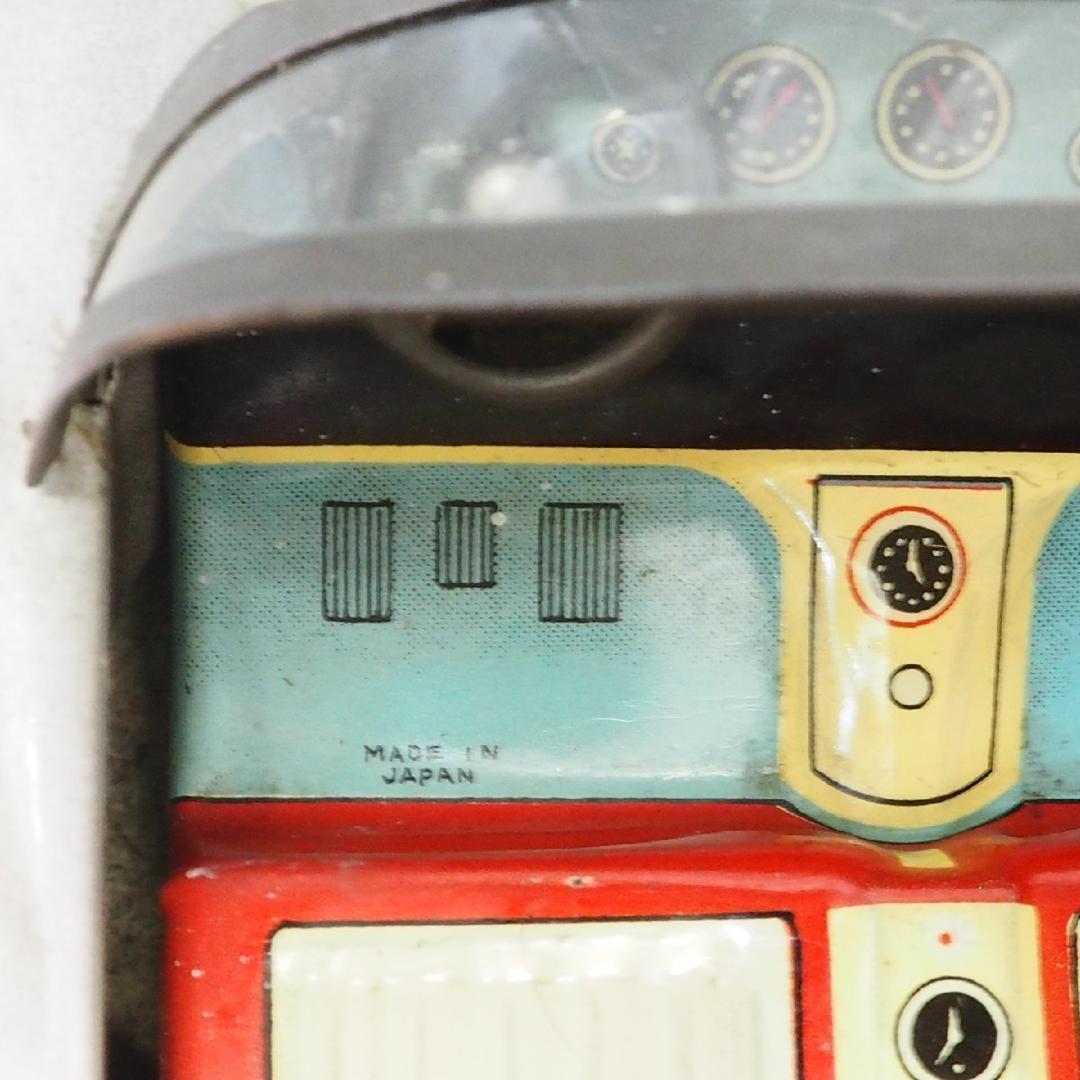 旭玩具メルセデス ベンツ300SLR屋根欠シルバーtinブリキtoy car箱無