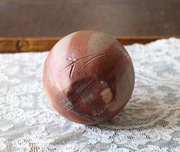 人間国宝 藤原雄 昔の備前焼 とっくり 徳利 ビンテージ 酒器 緋襷 花入れ