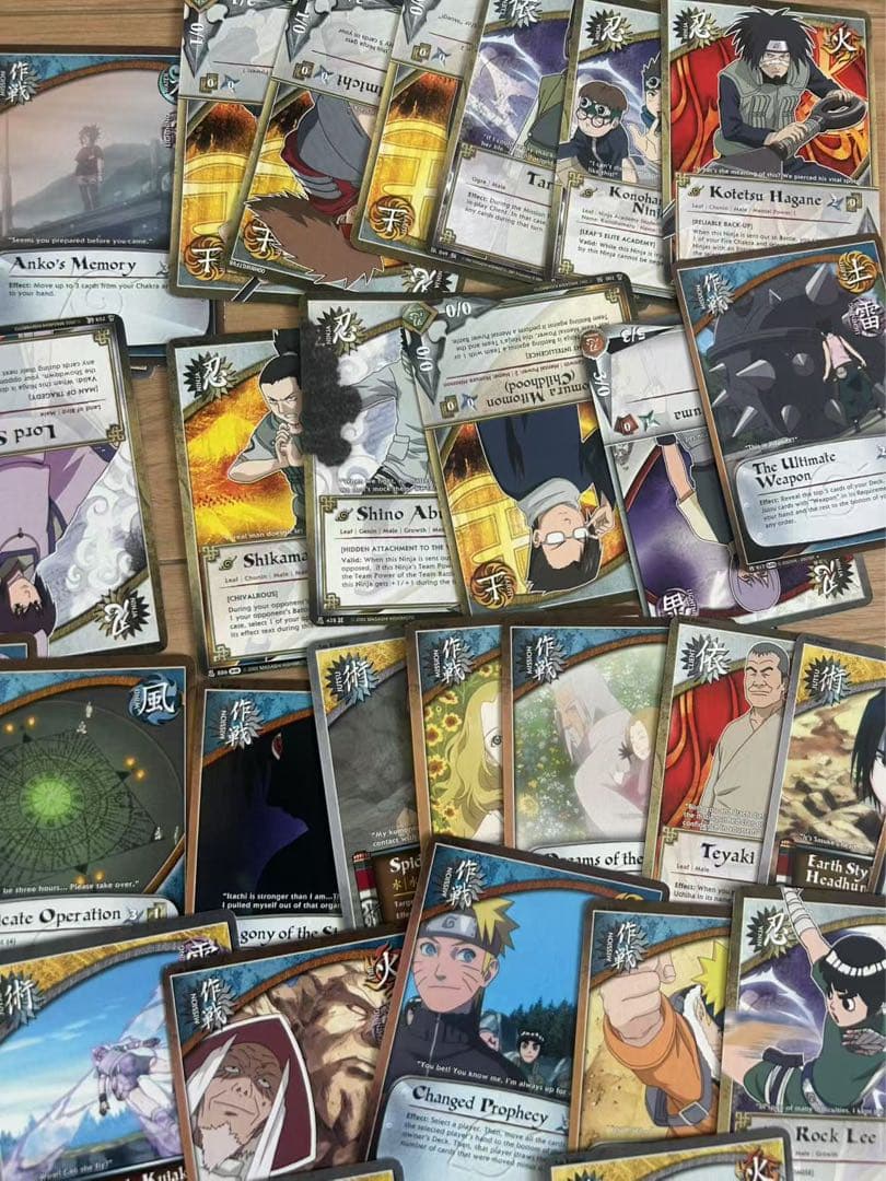 NARUTO ナルト　カード　ブロマイド　　J-world 英語版