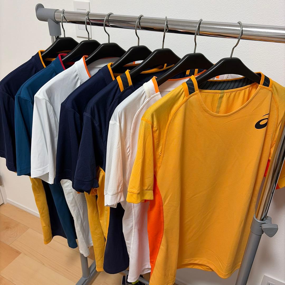 ※お買い得！asicsウエアまとめ売り！美品！アシックス テニスウエア7枚セット