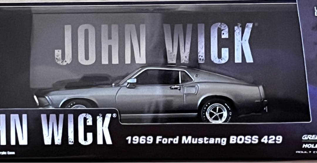 ミニカー JOHN WICK 1969 Ford Mustang BOOS 429