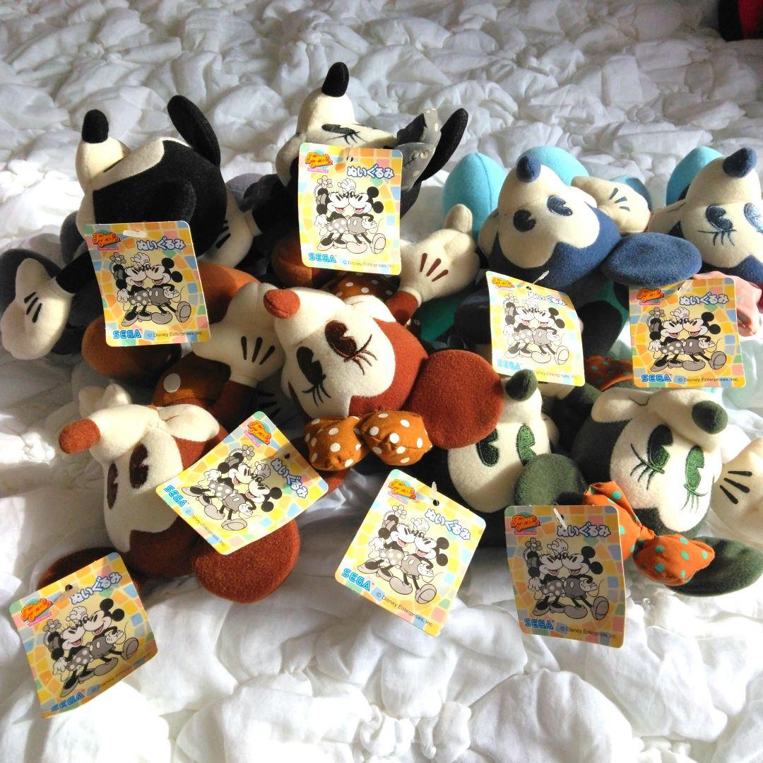 レトロ　32点　まとめ売り　ディズニー　ミッキー　ミニー　ぬいぐるみ　セット