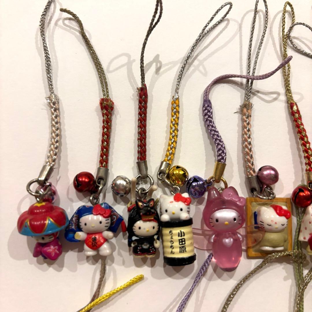 レア✨ ハローキティ ご当地ストラップ 52個セット 根付け キーホルダー 希少