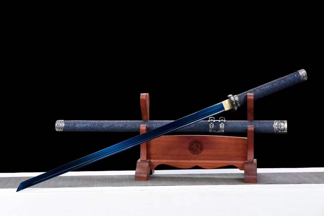 独自型開唐刀装具【ブルーストーム】武具　刀装具　日本刀　模造刀 居合刀 横刀