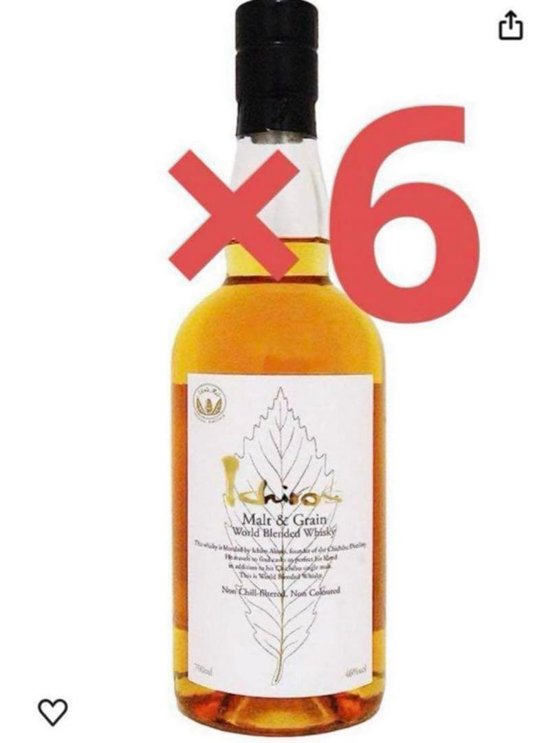 【大特価‼️】イチローズモルト　ホワイトラベル　700ml 6本