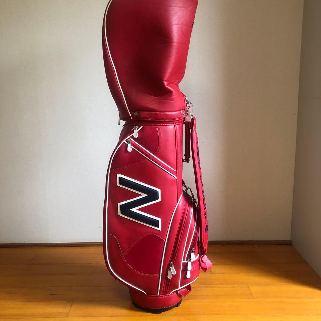 ニューバランス Newbalance キャディバック 赤 フード付き 3.5kg