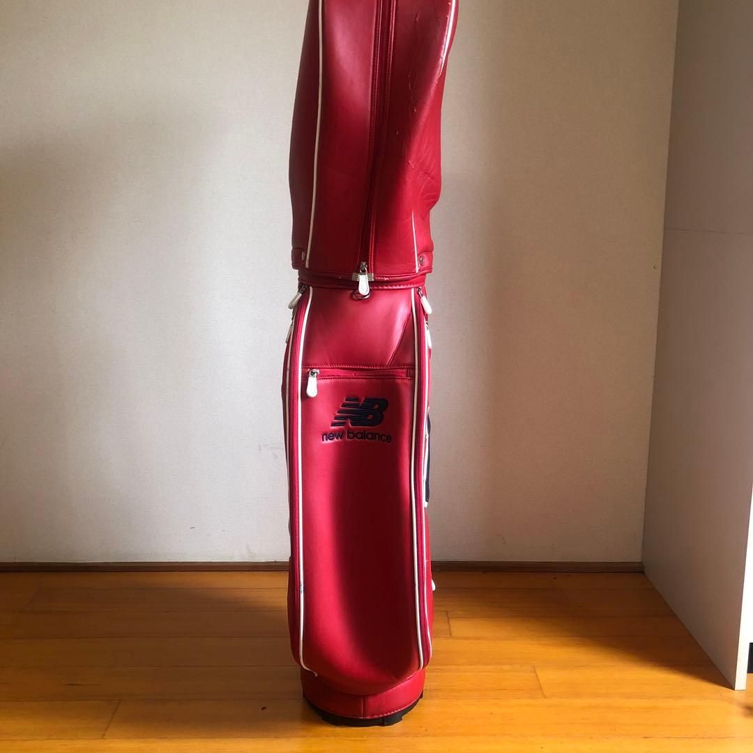 ニューバランス Newbalance キャディバック 赤 フード付き 3.5kg