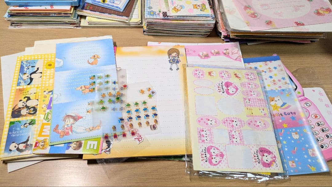 平成レトロ メモ帳 バラメモ 大量 便箋 まとめ売り 平成女児