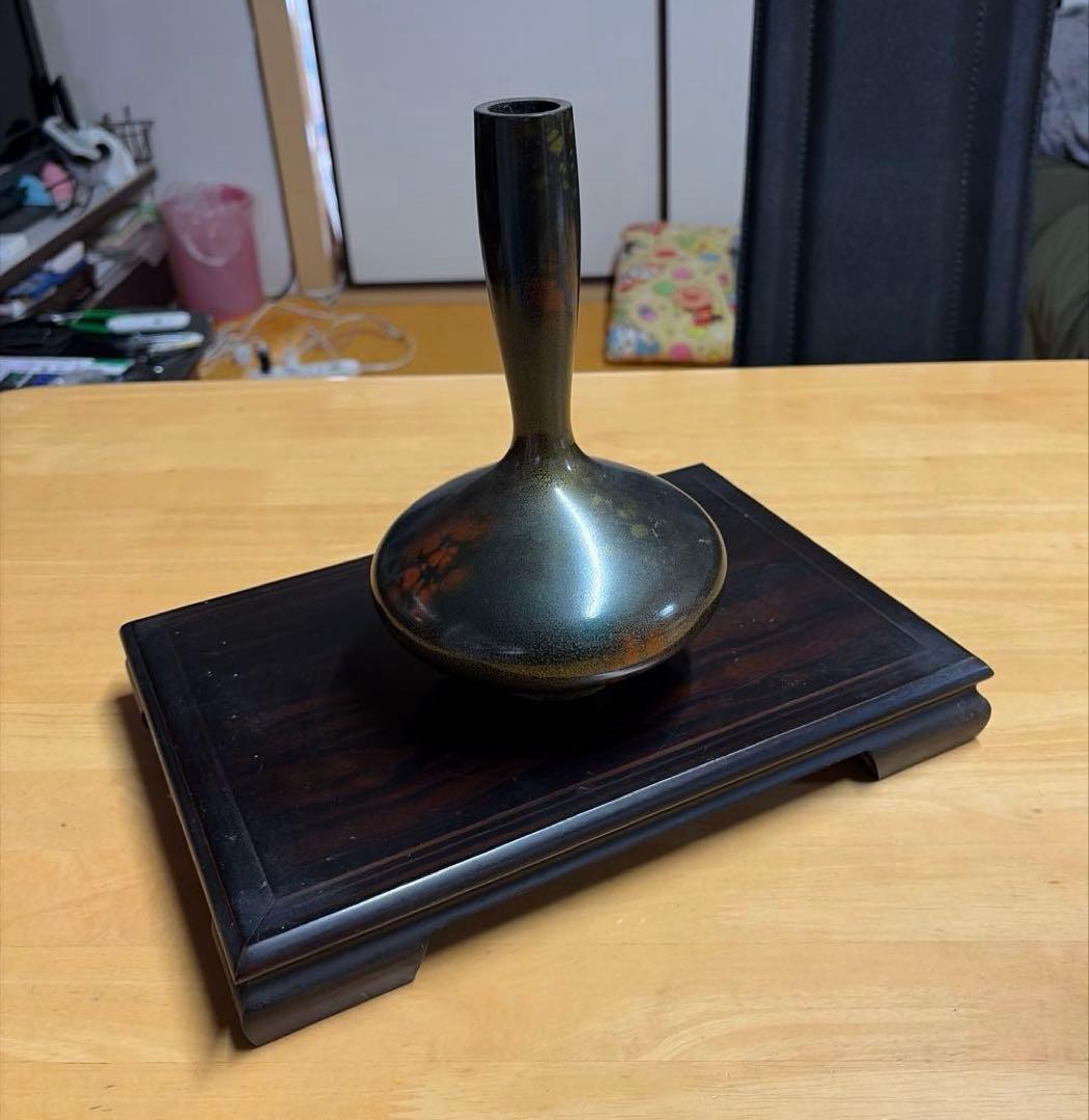 花器 花瓶 一輪挿し 金属製 2セット