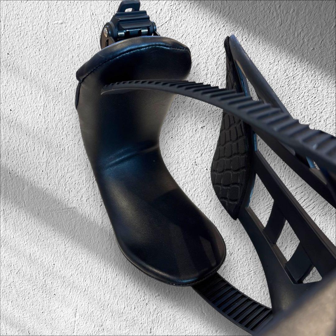 K2 INDY Mサイズ マットブラック スノーボード　ビンディング