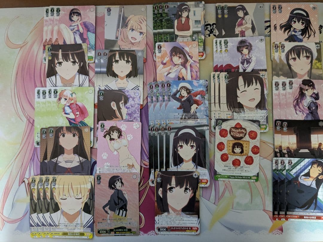 ヴァイスシュヴァルツ　デッキ　冴えない彼女の育てかた　8宝+調整パーツ