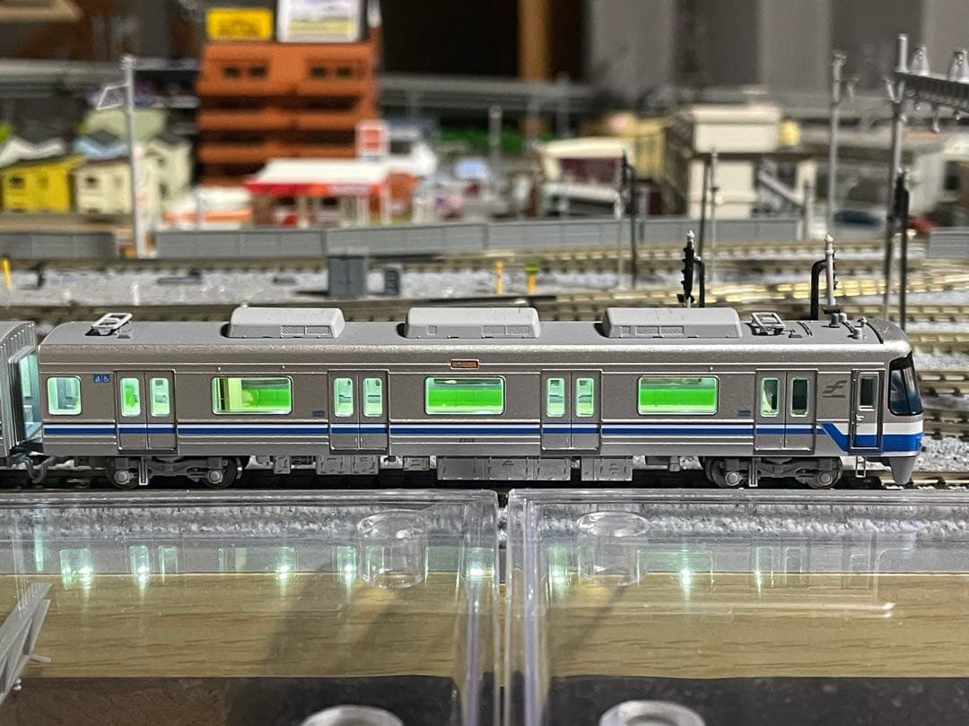 ポポンデッタ6035福岡市交通局2000系3段帯使用　ポポンデッタ室内灯付き