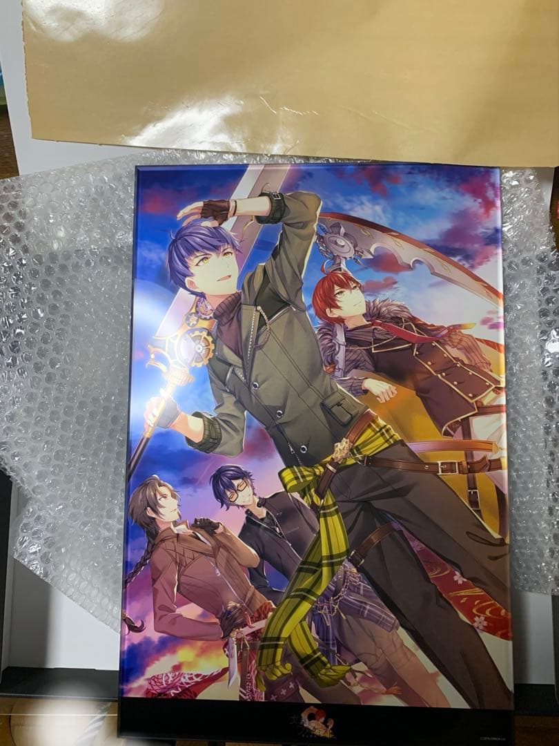 文アル　太宰治　織田作之助　坂口安吾　檀一雄　アクリル　パネル　メタライズアート