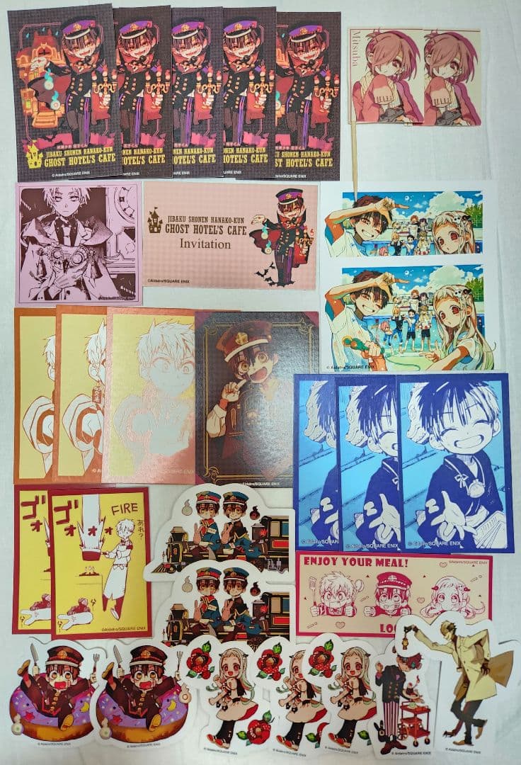 地縛少年花子くん　GHOST HOTEL CAFE　ノベルティセット