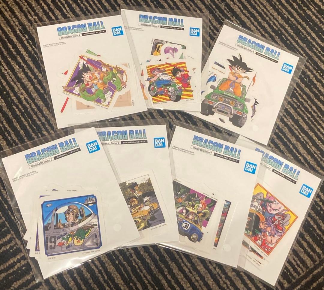 ゲンキダマツリ DRAGON BALL 原作 表紙 ステッカー 全42種 コンプ