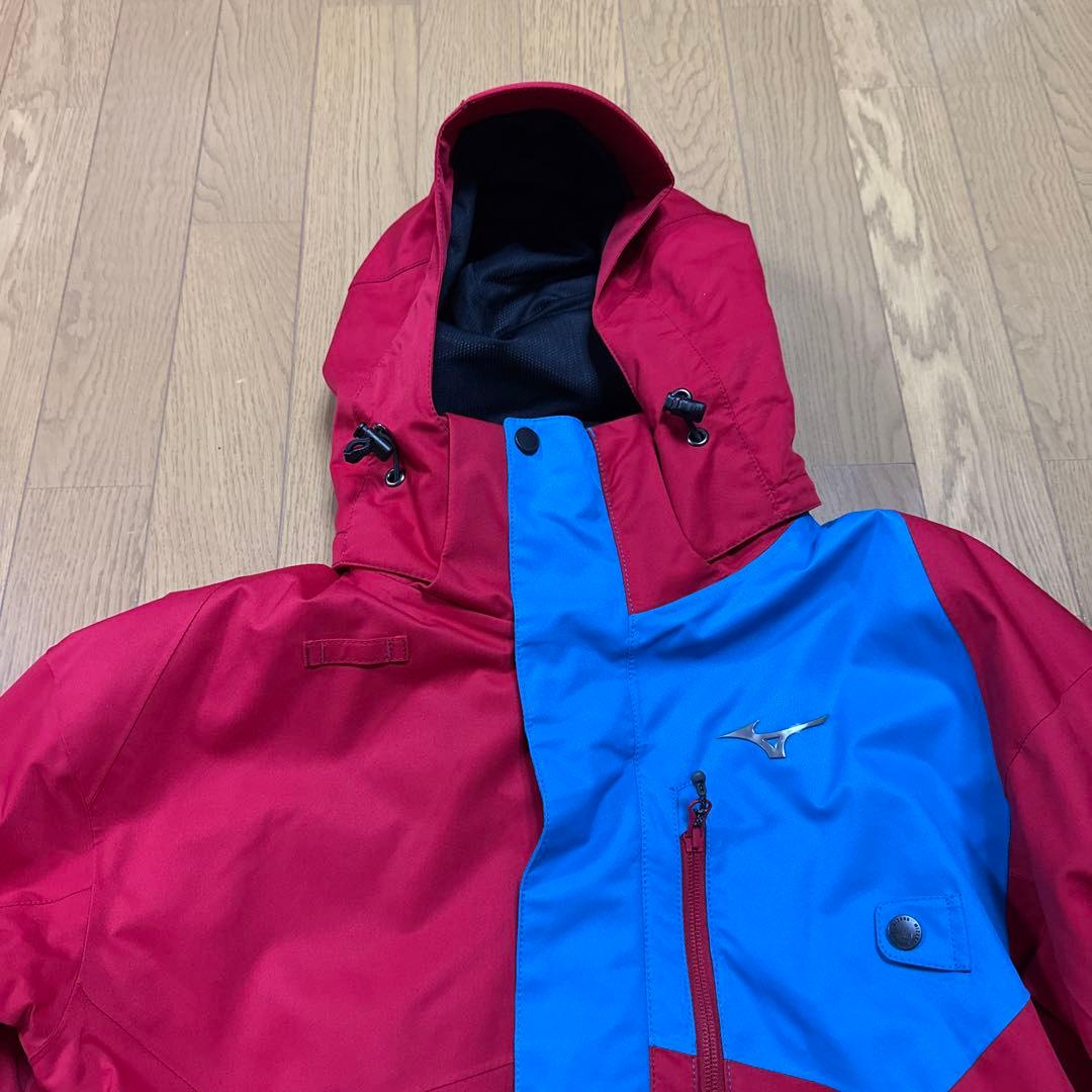 MIZUNO ミズノ スキーウェア 上下 Lサイズ オーダーカラーレッド×ブルー