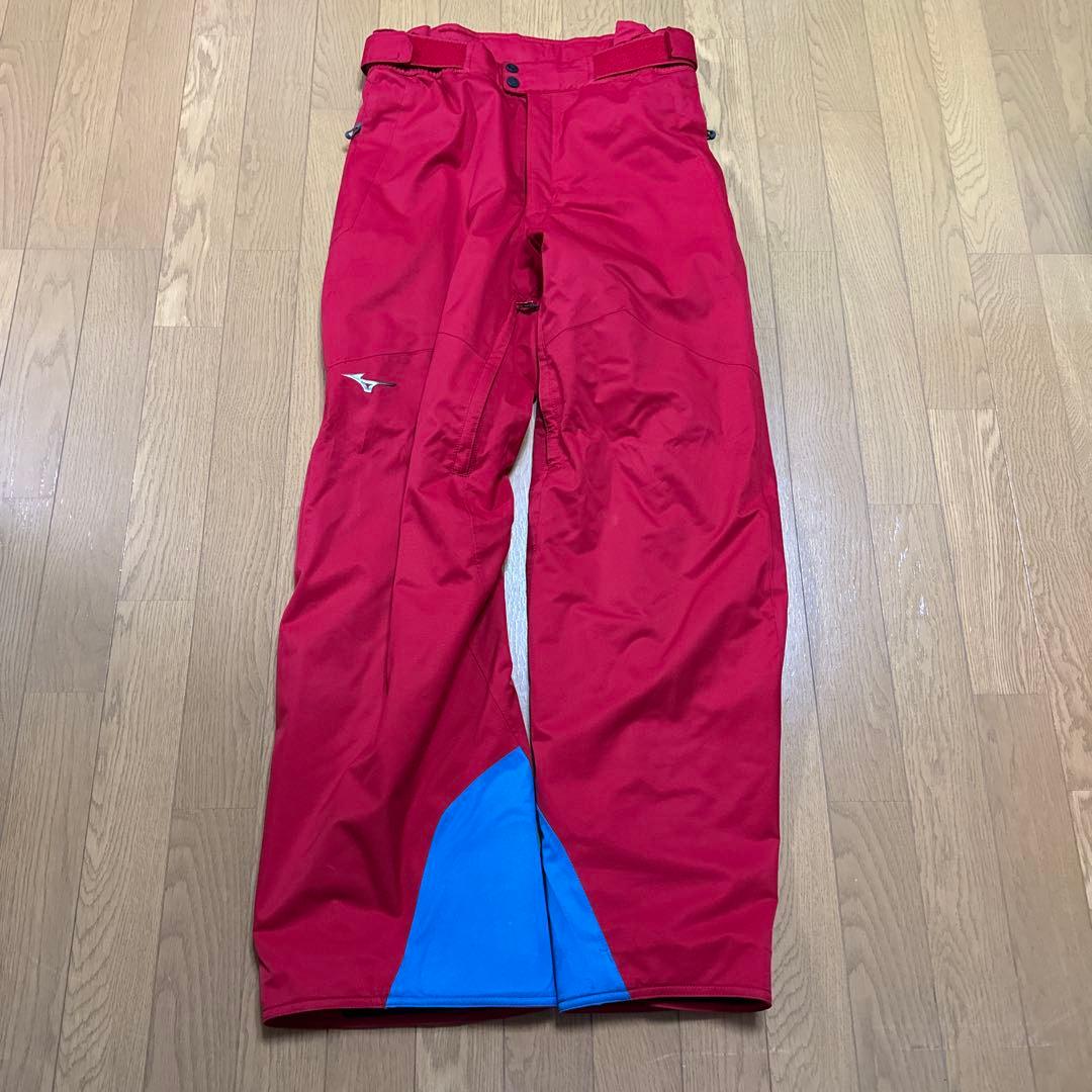 MIZUNO ミズノ スキーウェア 上下 Lサイズ オーダーカラーレッド×ブルー